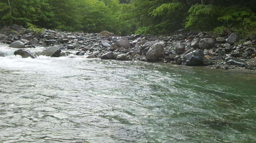 長野県 栄村 中津川渓谷 釣りときどきｊａｚｚ