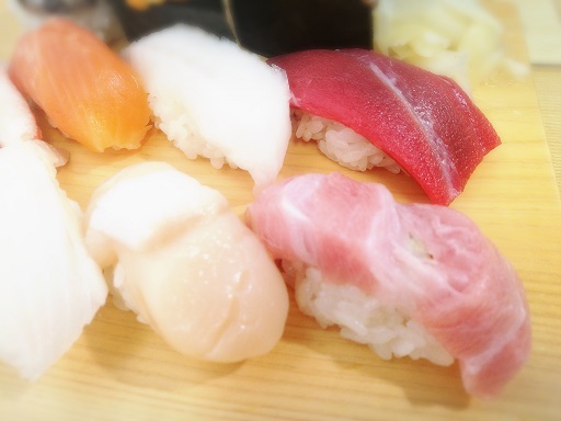 新鮮ネタの握り すしの菱田 瑞樹録