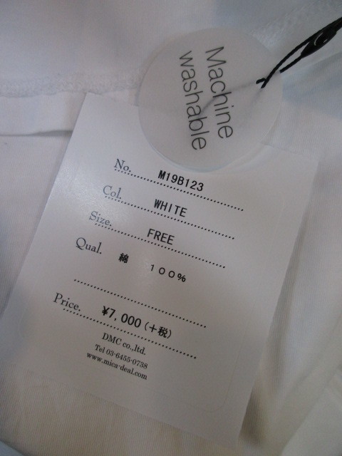 マイカアンドディール / MICA&DEAL hem-round t-shirt☆_e0076692_13360387.jpg