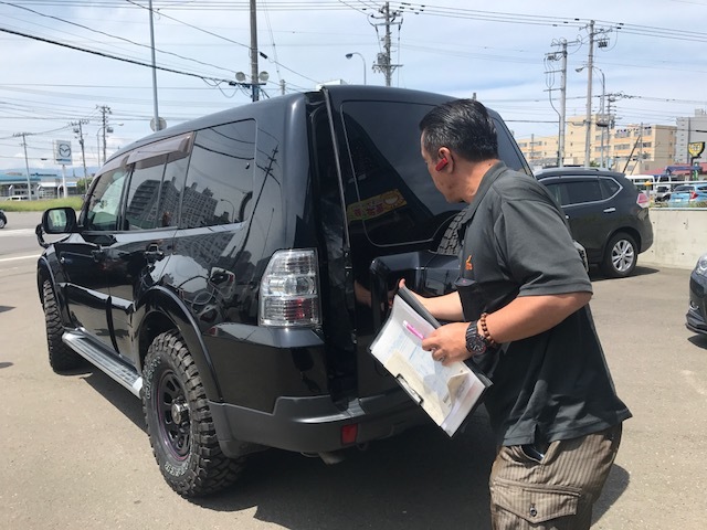 ★新在デリカD:5!パジェロ!入庫!!休日は、ニセコへGO!★(白石店)_c0161601_14111486.jpg