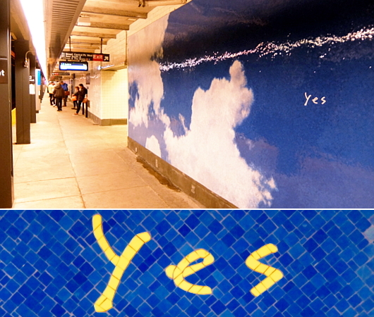 NYの地下鉄72丁目駅内に作られた「青空」アート_b0007805_06594709.jpg