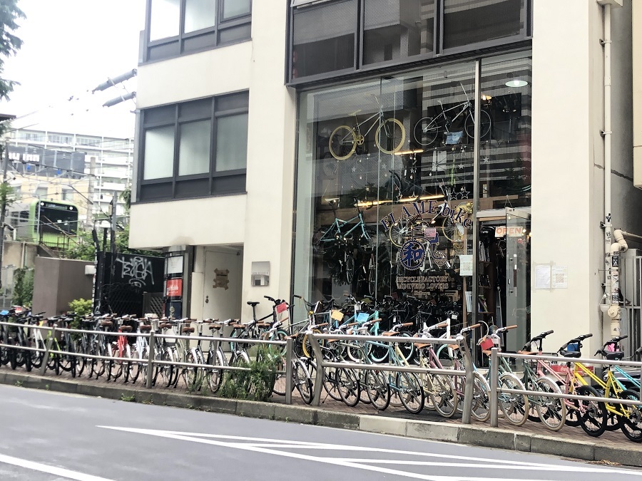 6月12日　渋谷　原宿　の自転車屋　FLAME bike前です_e0188759_18541813.jpeg