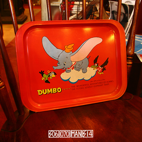 1970s Vintage ダンボのメタルトレイ ディズニー Dumbo アンティークショップ mansion 札幌 買取もやってます