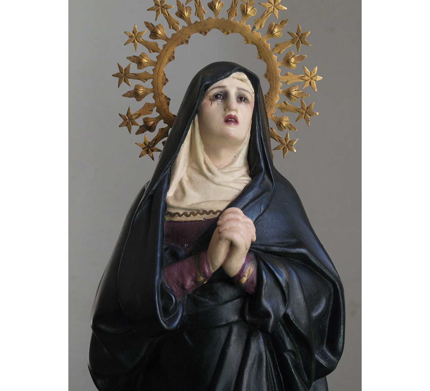 悲しみの聖母マリア像 マーテル ドロローサ G367 Glicinia 古道具店
