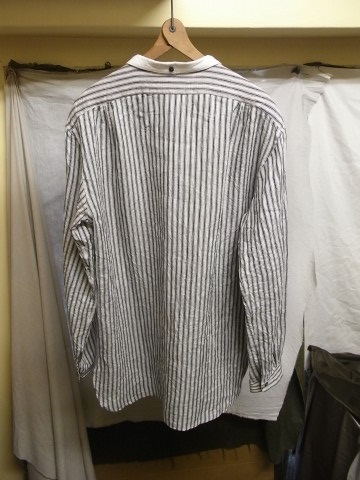 8月の製作 / irish-worker cleric linen shirt_e0130546_14102407.jpg