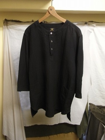8月の製作 / antiqued german linen shirt_e0130546_14293642.jpg