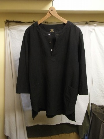 8月の製作 / antiqued german linen shirt_e0130546_14295189.jpg