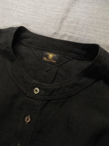 8月の製作 / antiqued german linen shirt_e0130546_14332573.jpg