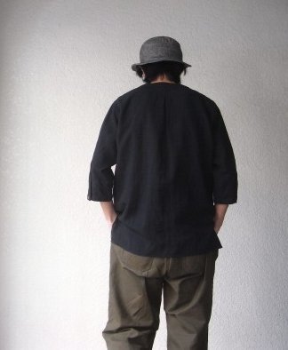 8月の製作 / antiqued german linen shirt_e0130546_14380451.jpg