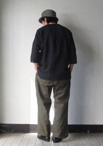 8月の製作 / antiqued german linen shirt_e0130546_14384566.jpg