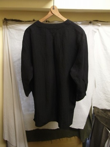 8月の製作 / antiqued german linen shirt_e0130546_16593075.jpg