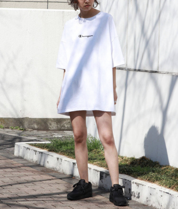 Ungrid アングリッド Champion別注刺繍ロゴビッグtee Dimanche News Blog