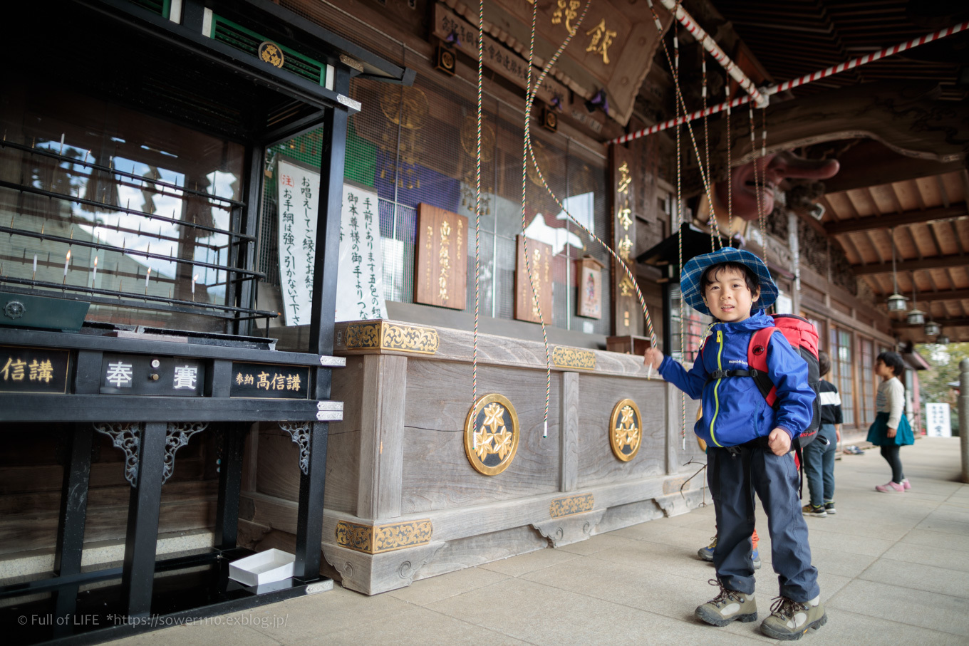 3歳5歳ちびっ子兄弟の春登山「高尾山」下山編_c0369219_23200024.jpg