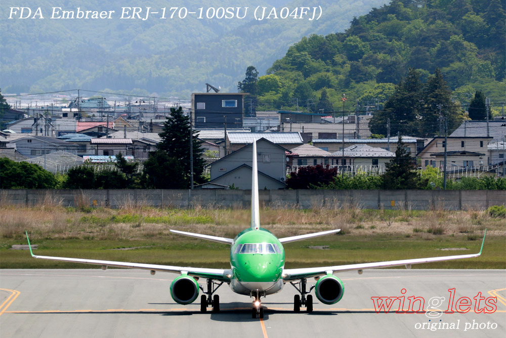 19年 山形空港ﾚﾎﾟｰﾄ ｆｄａ ｊａ０４ｆｊ Winglets