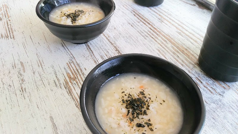 この韓国料理さんのとんかつは二枚重ね お粥からカラフル前菜 カムジャタン カナダの国アリス Canadian Life生活楽しみ方