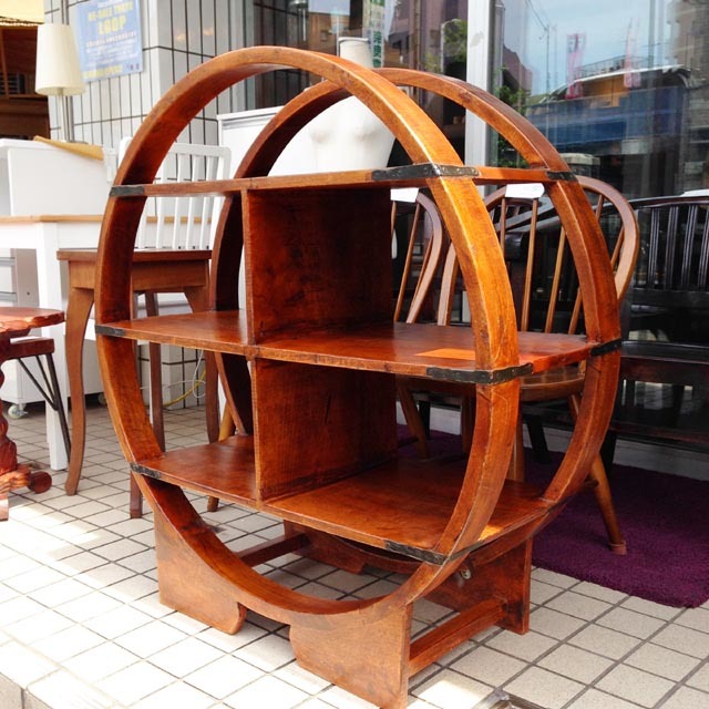 オールドメゾン OLD MAISON 棚 ラウンドシェルフ 飾り棚 オールドメゾン OLD MAISON 棚 ラウンドシェルフ 飾り棚 アンティーク