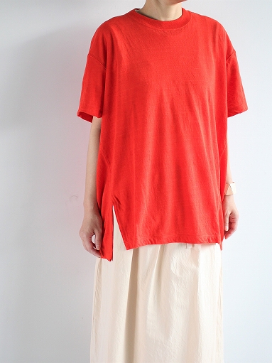 unfil　french linen jersey oversized Tee / Red_b0139281_14562529.jpg