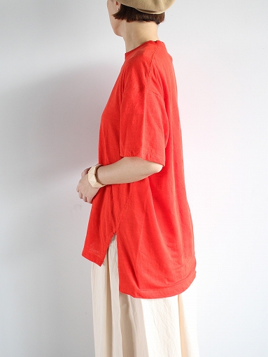 unfil　french linen jersey oversized Tee / Red_b0139281_1457475.jpg