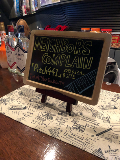 NeighborsComplain Pitch441ライブ  in Yokohama O-SITE  2019年6月13日_f0054556_10235761.jpg