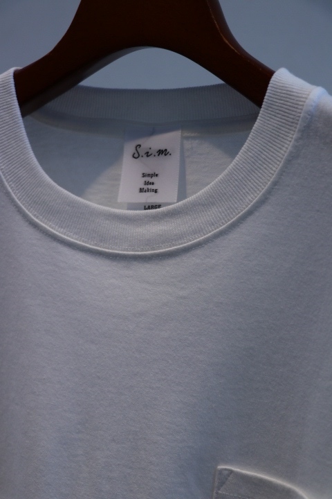 S.i.m  Simple Pocket S/S Tee 発売_f0224266_20175146.jpg