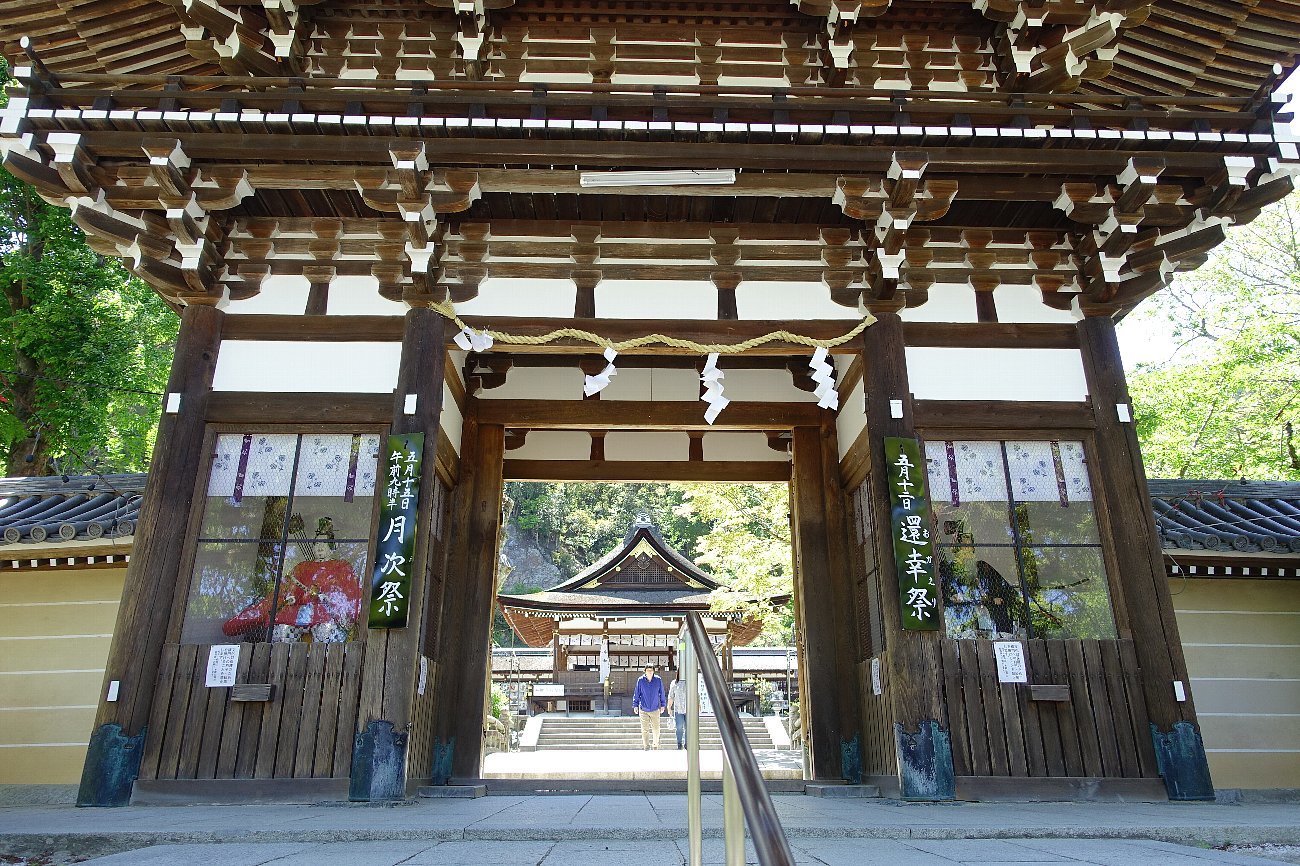 京都 松尾大社 まつのおたいしゃ 楼門 随身門 ずいしんもん 17blog1513