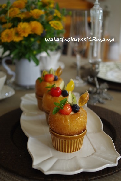 6月お菓子教室 savarin_c0365711_10324174.jpg