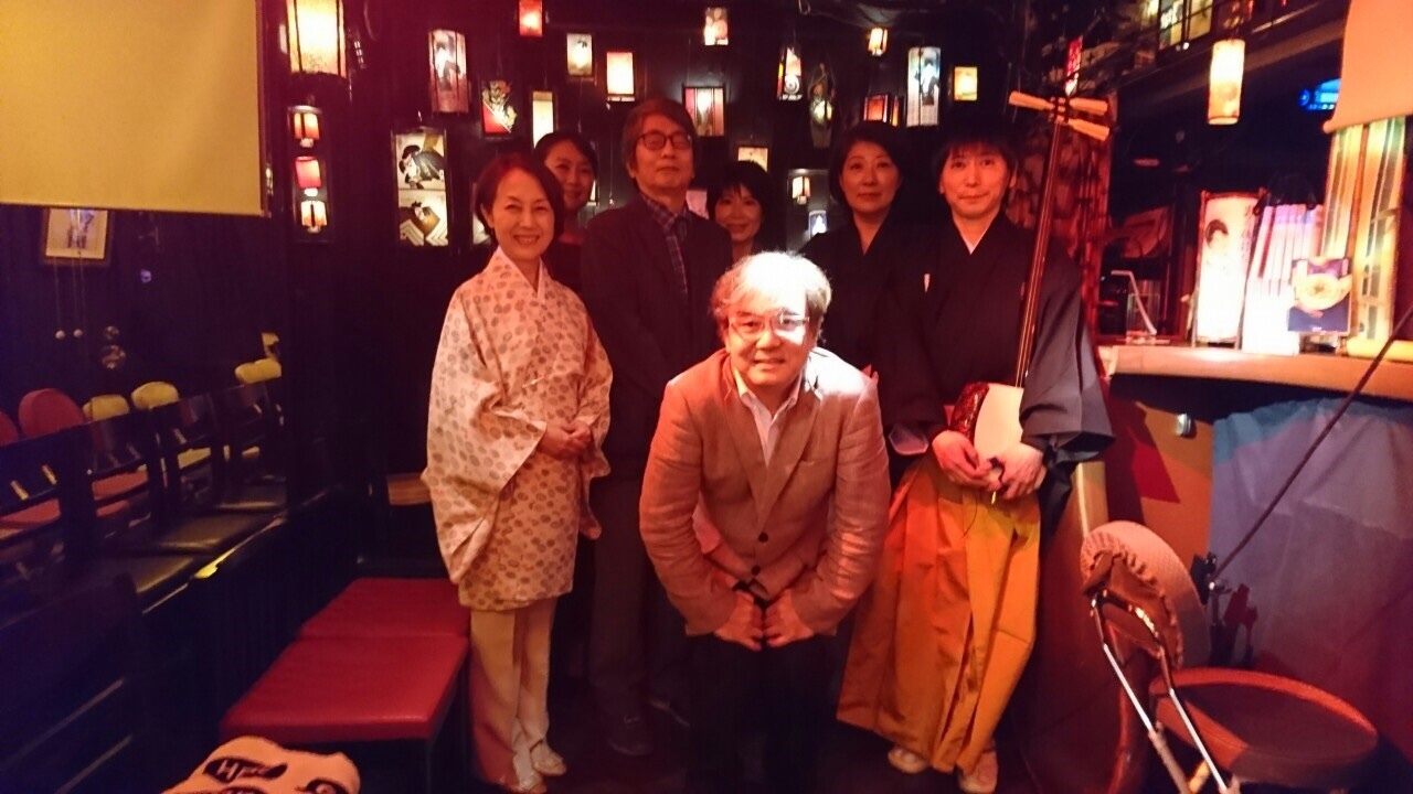 スイミー「美幸一座」♫しぐれ茶漬けの朗読と津軽三味線@渋谷_e0088256_23491332.jpeg