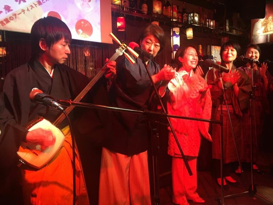 スイミー「美幸一座」♫しぐれ茶漬けの朗読と津軽三味線@渋谷_e0088256_23491431.jpeg
