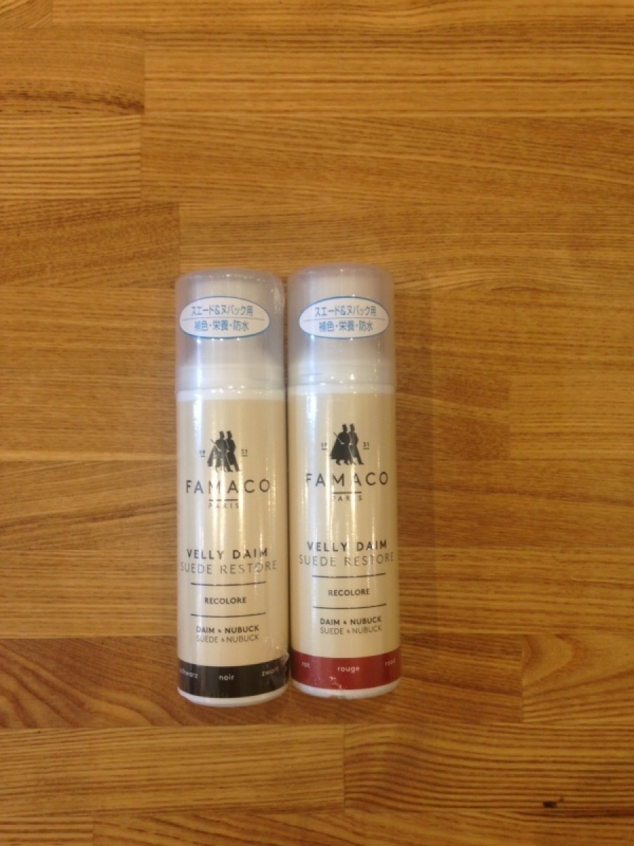 スエードの色抜けに Famacoのスエードカラーダイムリキッド Shoe Care Shoe Order Fans 浅草本店 M Mowbray Shop