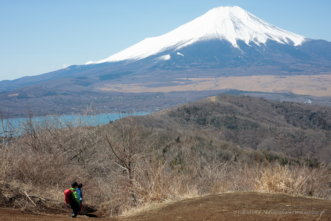 ちびっ子兄弟のチャレンジ春登山「石割山~平尾山」平尾山頂へ_c0369219_13514126.jpg
