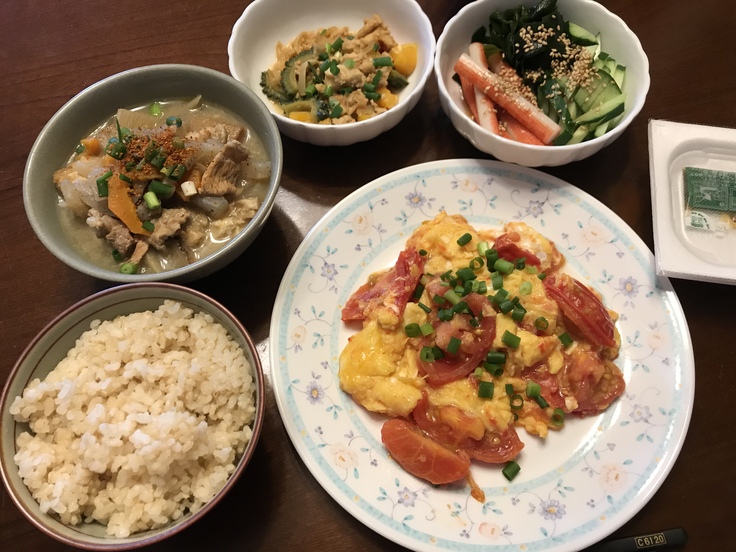 今日のランチは トマトの玉子炒め ♪_c0212604_11331492.jpg