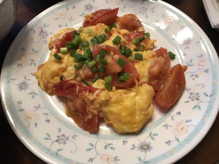 今日のランチは トマトの玉子炒め ♪_c0212604_11334484.jpg