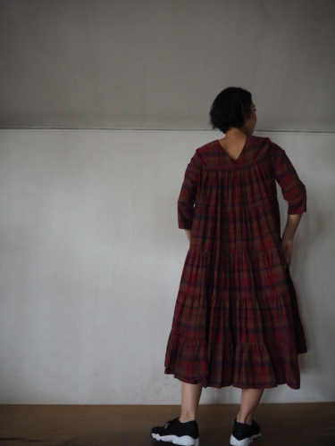 Madras Check のティアードワンピ♡_e0357389_15531696.jpg