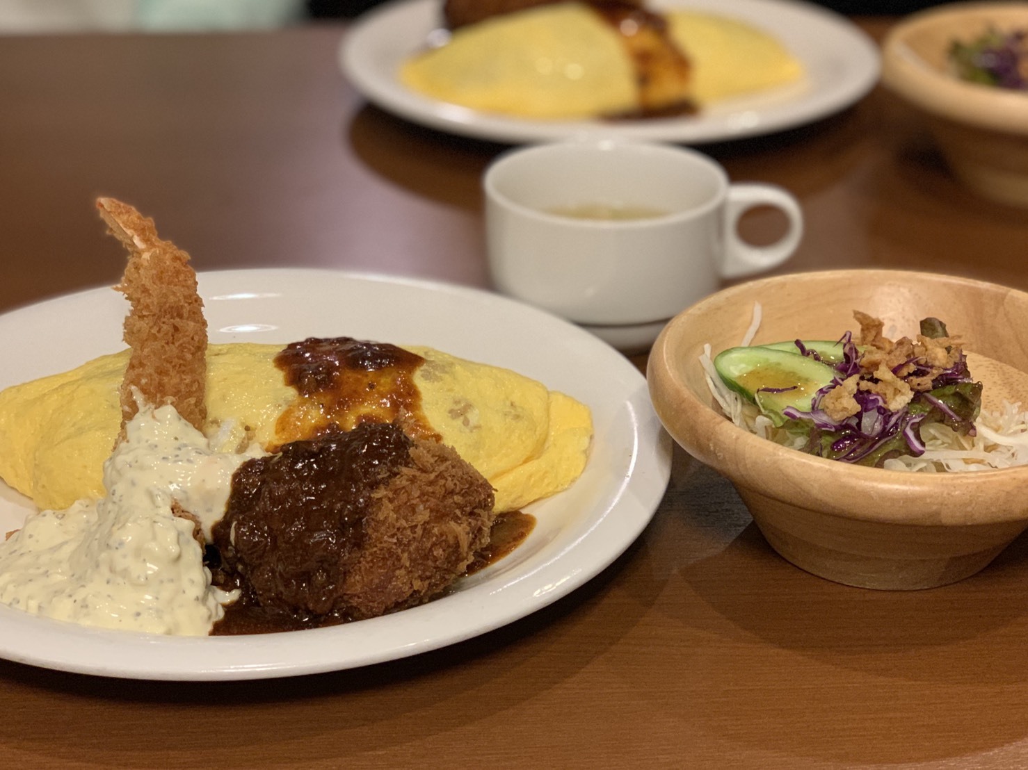 畑帰りにオムライス_f0204295_17394180.jpg