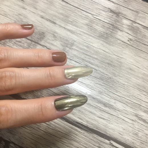 クロウ　クロムパウダー　イエローゴールドヴェール　ネイルパートナー　ミラーネイル クロウ クロムパウダー ゴールド ミラーパウダーの通販 by