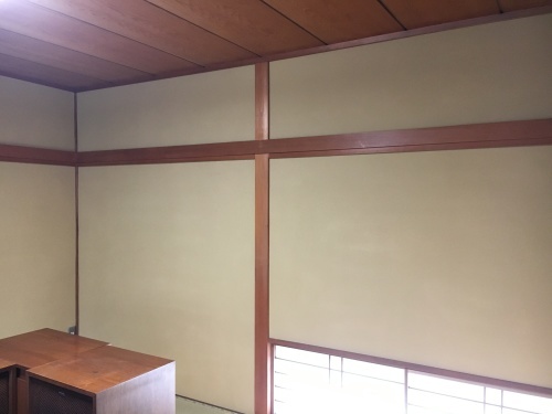 じゅらく壁の塗り替えと畳表替え 中島産業 畳屋五代目のよしなしごと じゅらく壁の塗り替えと畳表替え 中島産業 畳屋五代目のよしなしごと
