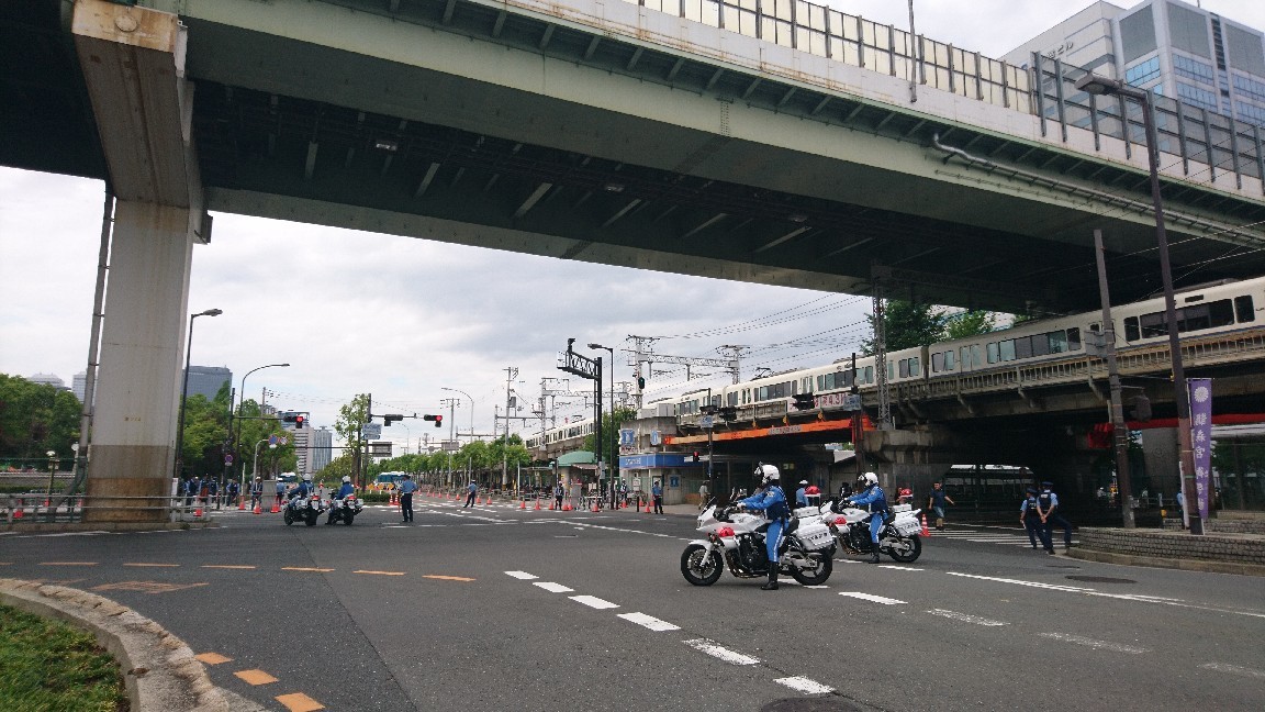 G20 大阪に各地の警察..._f0226287_13335144.jpg