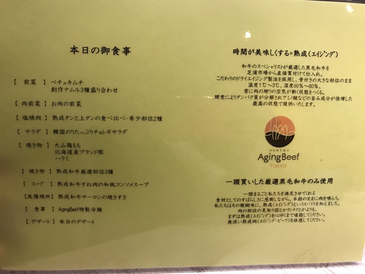 ニク食女子会 @Aging Beef Tokyo_c0212604_1661583.jpg