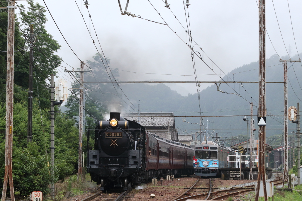 白煙が無い…波久礼駅通過 - 2019年梅雨・秩父 -_b0190710_22080445.jpg