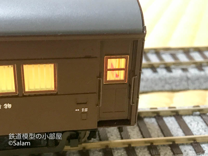 日本精密模型マニ60に室内灯とテールライトLEDを取り付ける : Salamの 