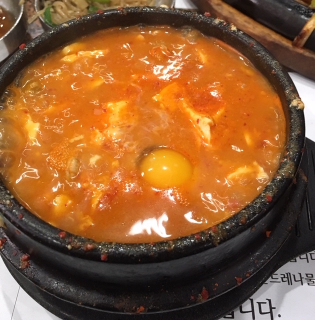 韓国焼き肉、豆腐スープ、苺のテラミス_e0350971_11424251.jpg