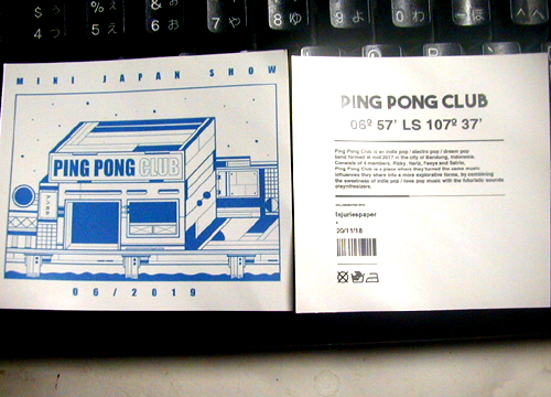 ●京都深草Annie‘s Cafeにて、PING PONG CLUB_d0053294_00364051.jpg