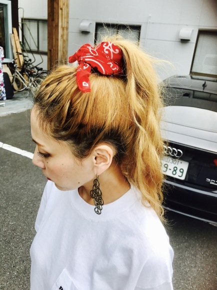 バンダナヘアアレンジ Plywood Used Clothing Service Furniture