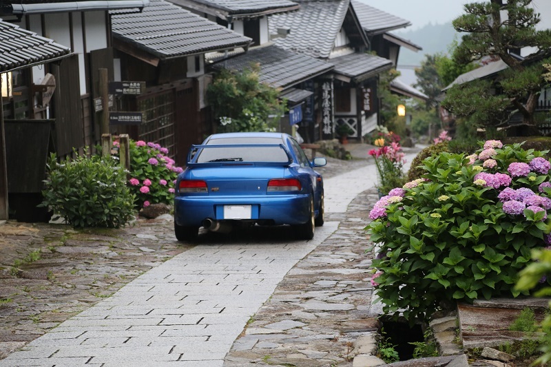 インプレッサWRX STI 20Bと雨の中津川_f0076731_20040493.jpg