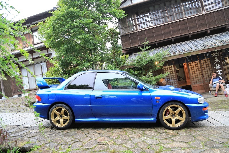 インプレッサWRX STI 20Bと雨の中津川_f0076731_20041215.jpg