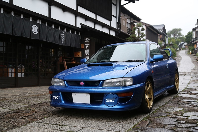 インプレッサWRX STI 20Bと雨の中津川_f0076731_20041808.jpg