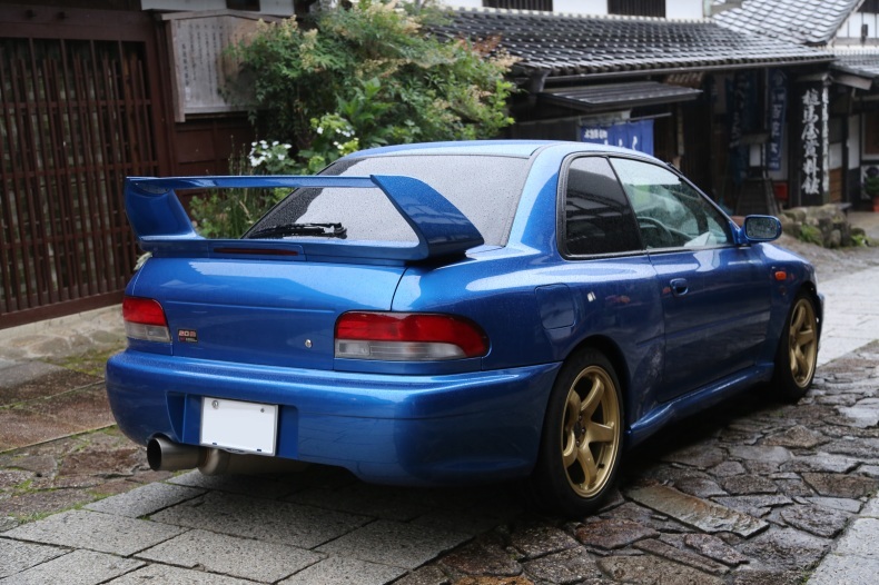 インプレッサWRX STI 20Bと雨の中津川_f0076731_20043256.jpg