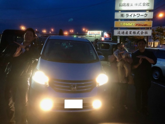 7月4日(木)☆TOMMYアウトレット☆あやブログ☆K様フリード納車☆ローンサポート☆自社ローン☆_b0127002_19572688.jpg