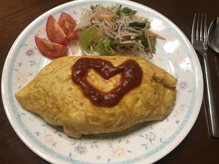 木曜のランチはオムライス♪_c0212604_12392389.jpg