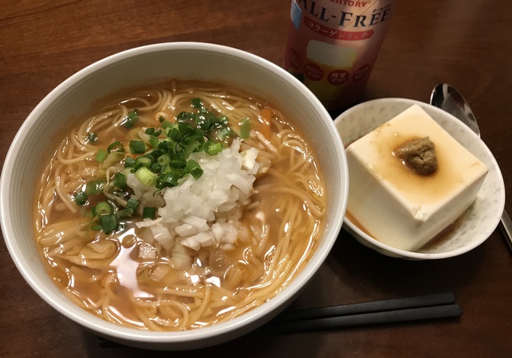 糖質0g麺で辛いラーメンふう!_c0212604_18321424.jpg